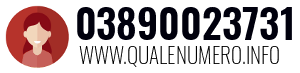 Numero di telefono 03890023731 03890023731