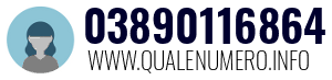 Numero di telefono 03890116864 03890116864