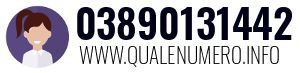 Numero di telefono 03890131442 03890131442