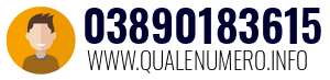 Numero di telefono 03890183615 03890183615