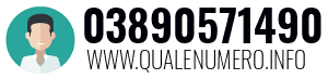 Numero di telefono 03890571490 03890571490