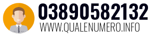Numero di telefono 03890582132 03890582132