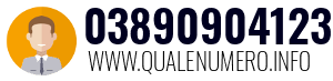 Numero di telefono 03890904123 03890904123