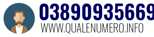 Numero di telefono 03890935669 03890935669