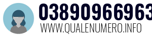 Numero di telefono 03890966963 03890966963