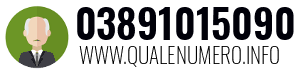 Numero di telefono 03891015090 03891015090