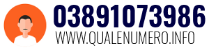 Numero di telefono 03891073986 03891073986