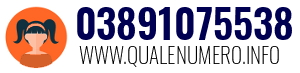 Numero di telefono 03891075538 03891075538