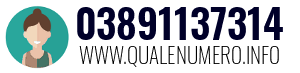 Numero di telefono 03891137314 03891137314
