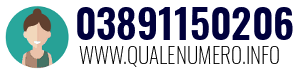 Numero di telefono 03891150206 03891150206
