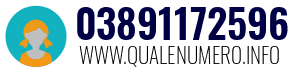 Numero di telefono 03891172596 03891172596