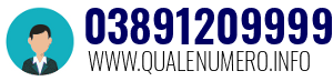 Numero di telefono 03891209999 03891209999