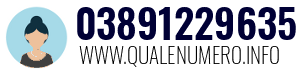 Numero di telefono 03891229635 03891229635