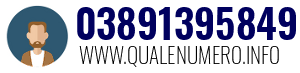 Numero di telefono 03891395849 03891395849