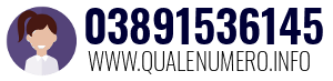 Numero di telefono 03891536145 03891536145