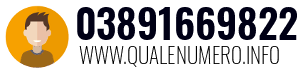 Numero di telefono 03891669822 03891669822