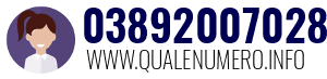 Numero di telefono 03892007028 03892007028