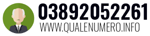 Numero di telefono 03892052261 03892052261