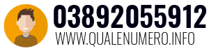 Numero di telefono 03892055912 03892055912