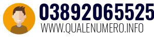 Numero di telefono 03892065525 03892065525