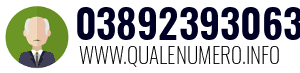 Numero di telefono 03892393063 03892393063