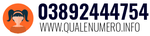 Numero di telefono 03892444754 03892444754