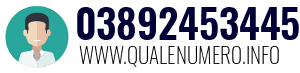 Numero di telefono 03892453445 03892453445