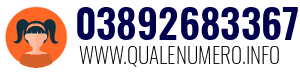 Numero di telefono 03892683367 03892683367