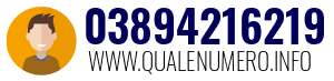 Numero di telefono 03894216219 03894216219