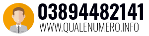 Numero di telefono 03894482141 03894482141