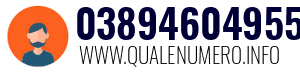 Numero di telefono 03894604955 03894604955