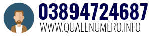 Numero di telefono 03894724687 03894724687