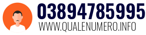Numero di telefono 03894785995 03894785995