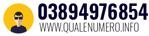 Numero di telefono 03894976854 03894976854