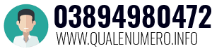 Numero di telefono 03894980472 03894980472