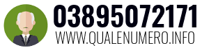 Numero di telefono 03895072171 03895072171