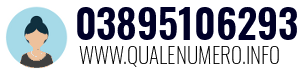 Numero di telefono 03895106293 03895106293