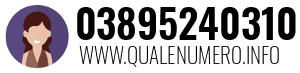 Numero di telefono 03895240310 03895240310