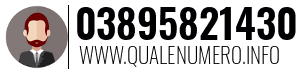 Numero di telefono 03895821430 03895821430
