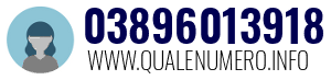 Numero di telefono 03896013918 03896013918