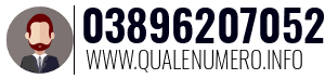 Numero di telefono 03896207052 03896207052