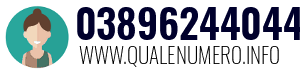 Numero di telefono 03896244044 03896244044