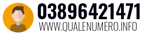 Numero di telefono 03896421471 03896421471