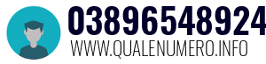 Numero di telefono 03896548924 03896548924