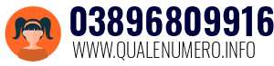 Numero di telefono 03896809916 03896809916