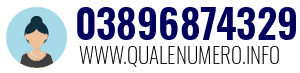 Numero di telefono 03896874329 03896874329
