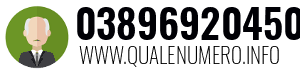Numero di telefono 03896920450 03896920450
