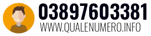 Numero di telefono 03897603381 03897603381