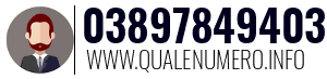 Numero di telefono 03897849403 03897849403