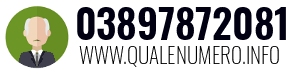 Numero di telefono 03897872081 03897872081